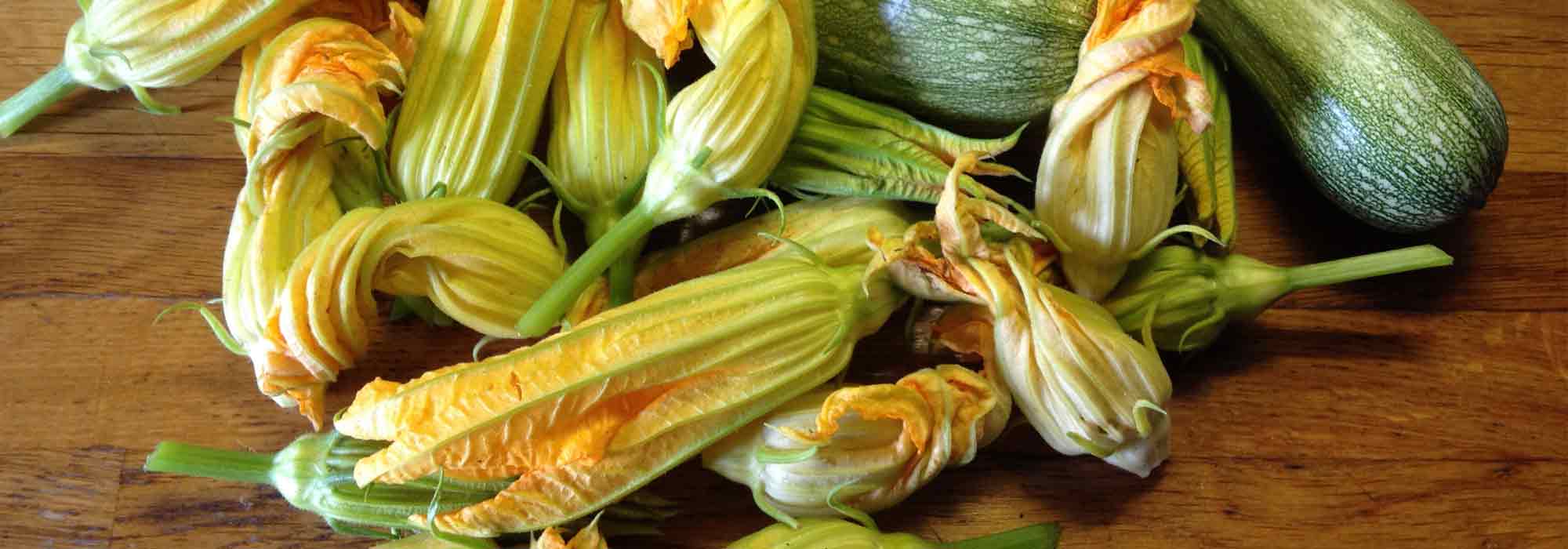 Zucchiniblüten-Beignets zubereiten