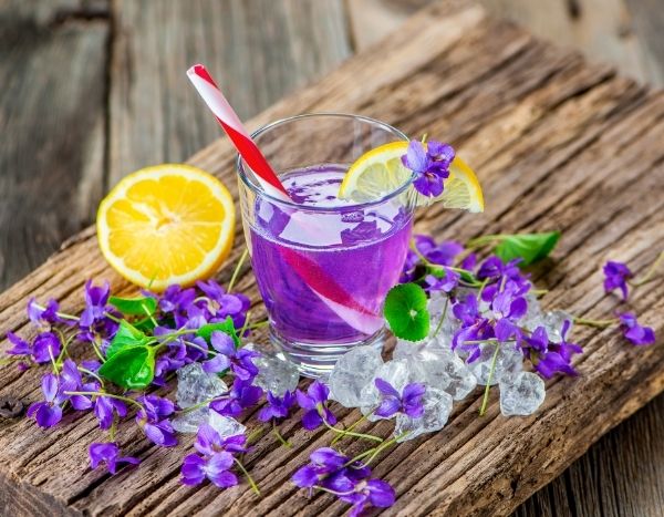 Sirup aus März-Veilchen