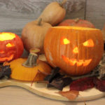 Halloween-Kürbislaterne basteln