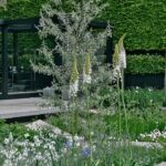 Silberweißen Garten gestalten