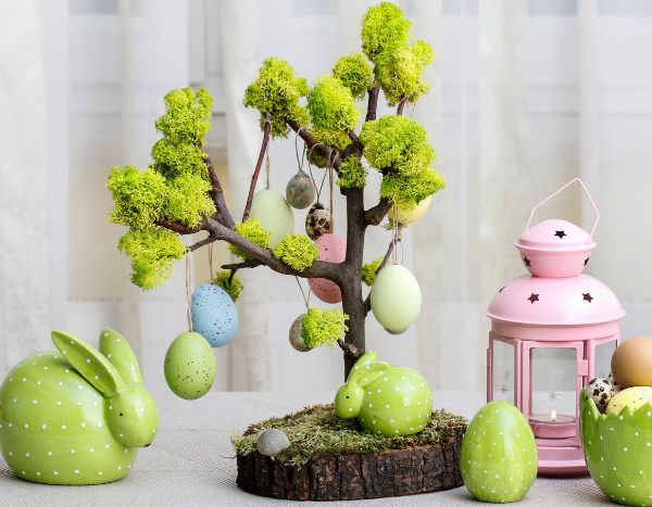 Niedlichen Osterbaum gestalten und dekorieren?