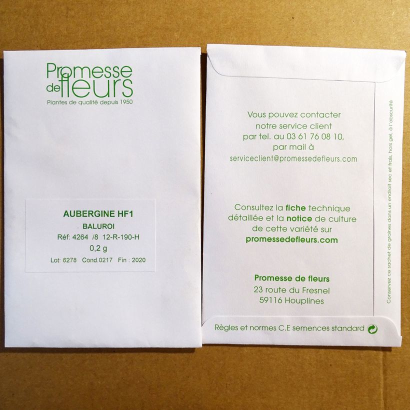 Example of Aubergine Baluroi F1 (Samen) die Tüte mit 35 Samen ungefähr (0,2g) as you get