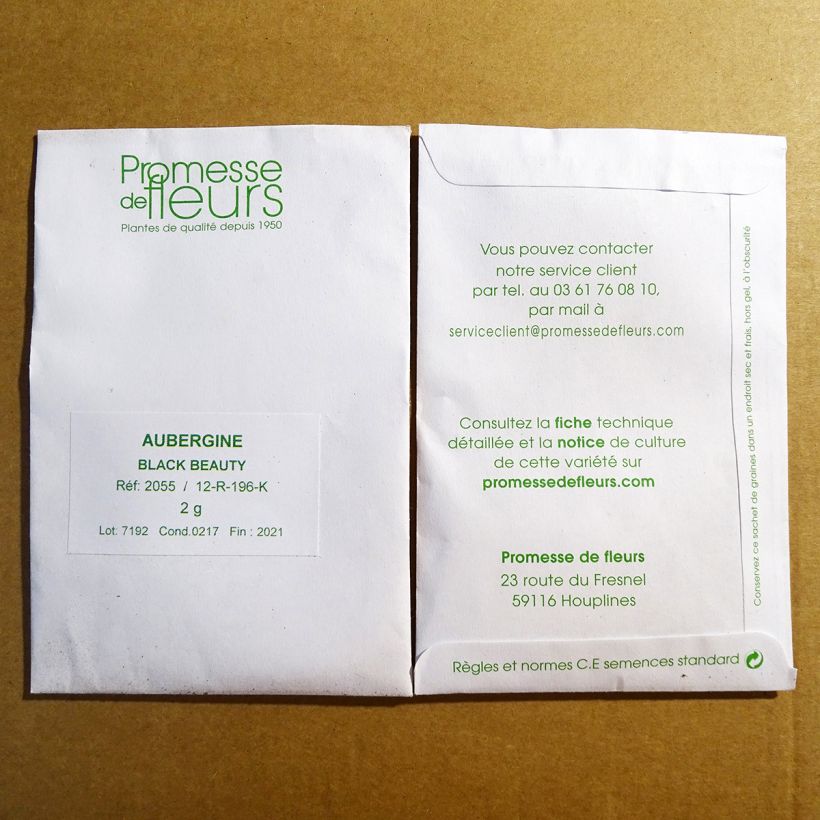 Example of Aubergine Black beauty die Tüte mit 400 Samen ungefähr (2g) as you get