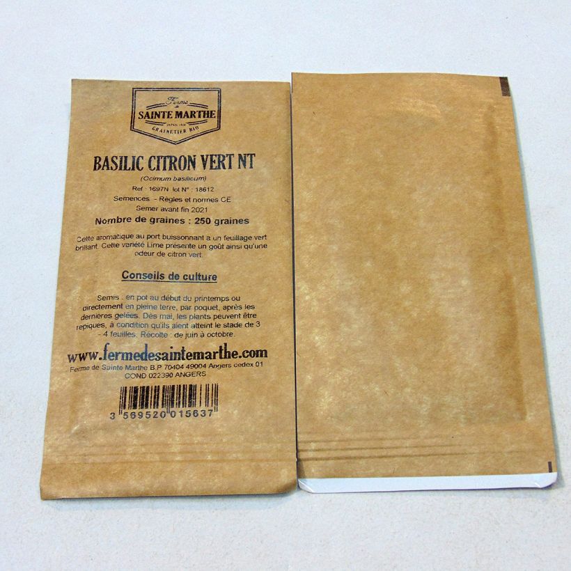 Example of Basilikum Citron Vert die Tüte mit 200 Samen ungefähr as you get