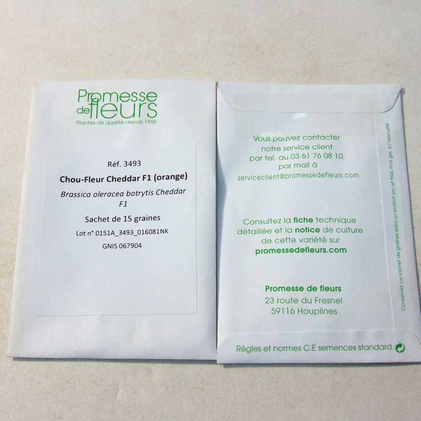 Example of Blumenkohl Cheddar die Tüte mit 15 Samen ungefähr as you get