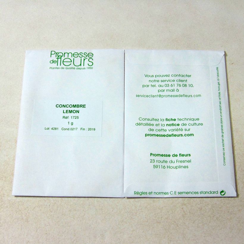 Example of Salat-Gurke Lemon die Tüte mit 30 ? 40 Samen ungefähr (1g) as you get