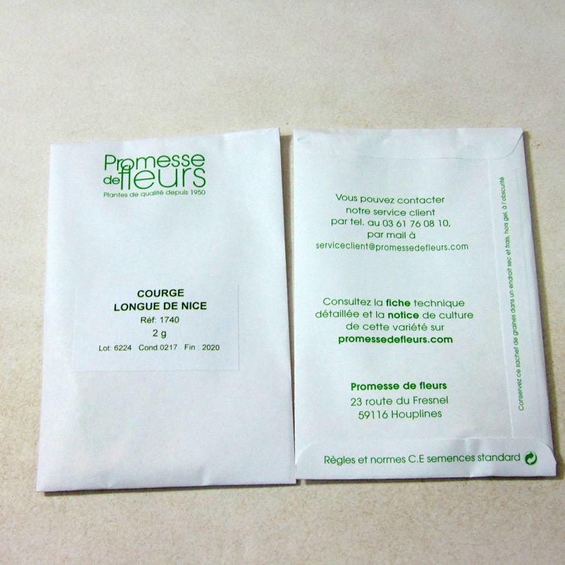 Example of Garten-Kürbis Longue de Nice die Tüte mit 12 Samen ungefähr (2g) as you get