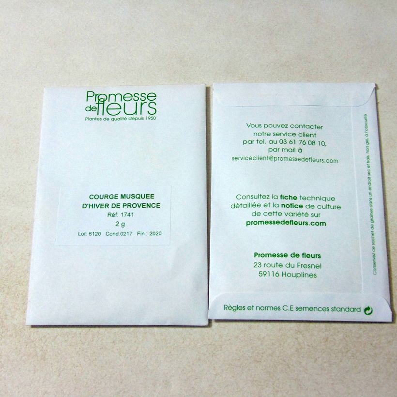 Example of Moschus-Kürbis Musquée d'hiver de Provence (Samen) die Tüte mit 12 ? 15 Samen ungefähr (2g) as you get