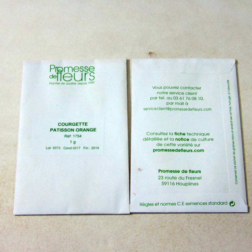 Example of Üfo-Kürbis Pâtisson orange die Tüte mit 8 ? 10 Samen ungefähr (1g) as you get