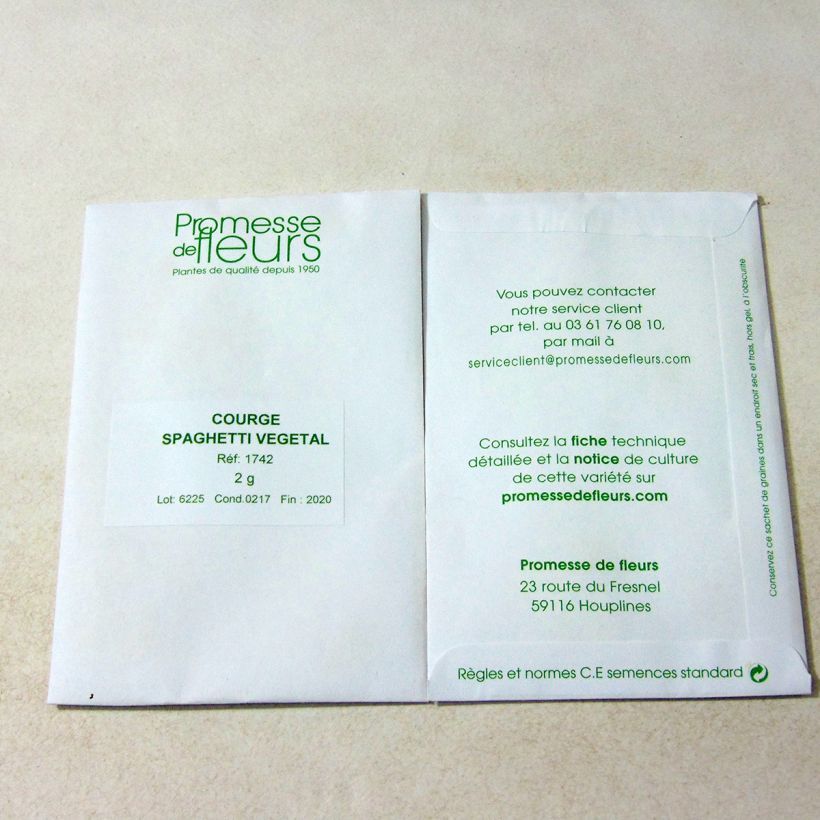 Example of Kürbis-Spaghetti Spaghetti végétal die Tüte mit 12 ? 15 Samen ungefähr (2g) as you get