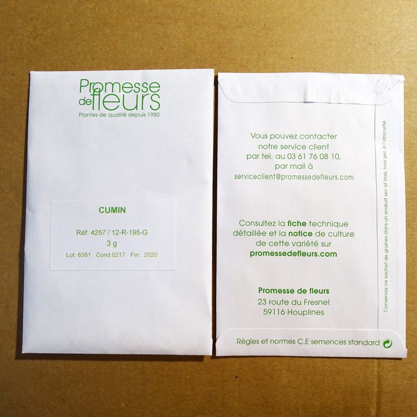 Example of Kreuzkümmel - Cuminum cyminum die Tüte mit 750 Samen ungefähr (3g) as you get