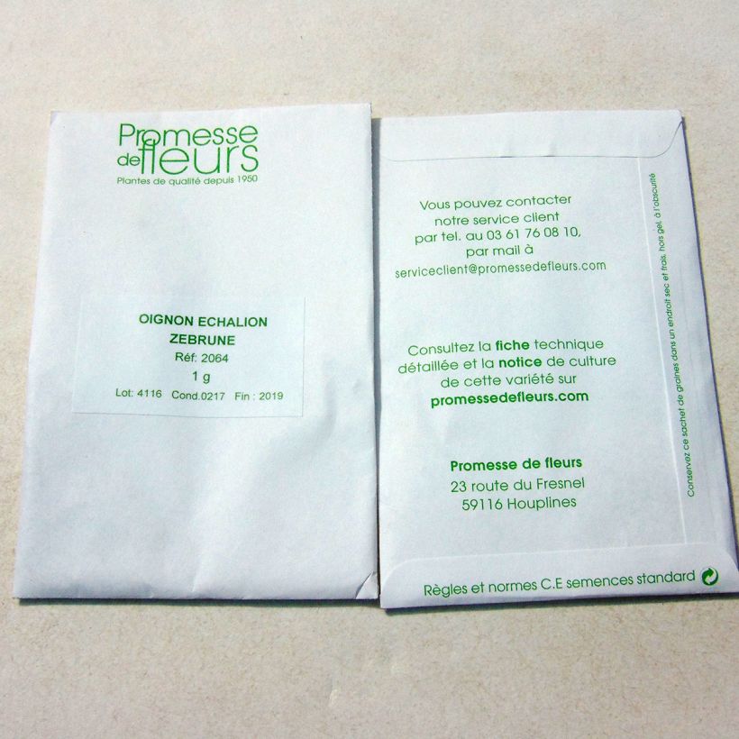 Example of Schalotte Zebrune die Tüte mit 250 Samen ungefähr (1g) as you get