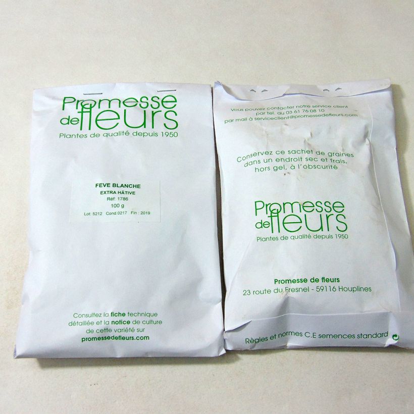 Example of Ackerbohne Blanche extra hâtive die Tüte mit 50 ? 100 Samen ungefähr (100g) as you get