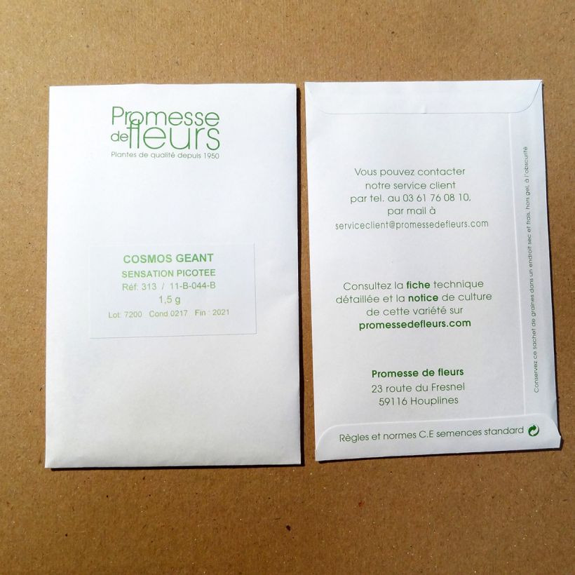 Example of Schmuckkörbchen Sensation Picotee (Samen) - Cosmos die Tüte mit 200 Samen ungefähr (1,5g) as you get