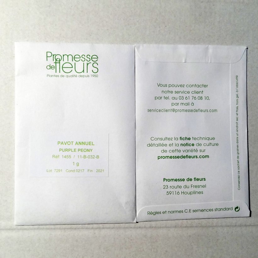 Example of Schlafmohn Purple Peony (Samen) - Papaver die Tüte mit 2550 Samen ungefähr (1g) as you get