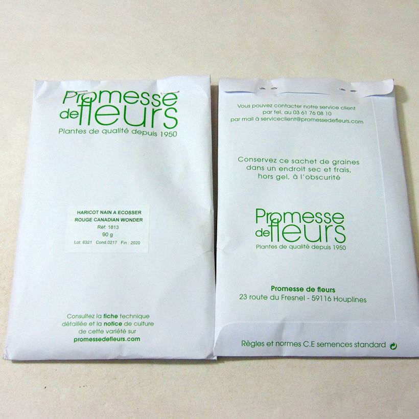 Example of Zwergbohne rouge Canadian Wonder die Tüte mit 150 Samen ungefähr (90g) as you get