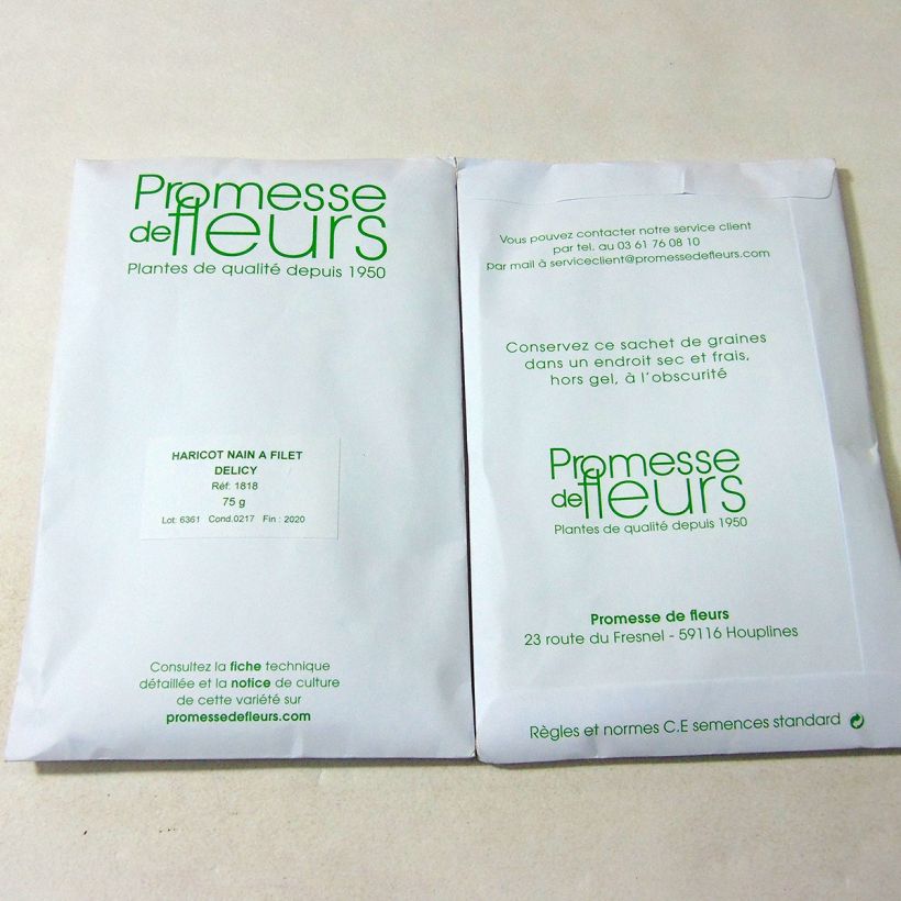 Example of Zwergbohne Delicy die Tüte mit 150 Samen ungefähr (75g) as you get