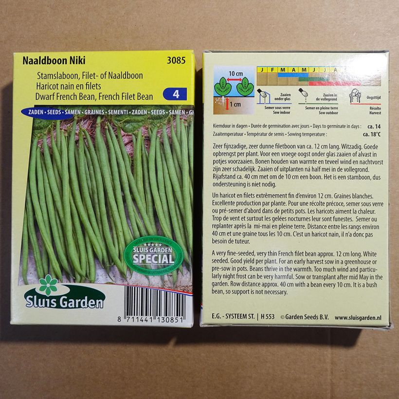 Example of Buschbohne Niki die Tüte mit 150 Samen ungefähr (75g) as you get