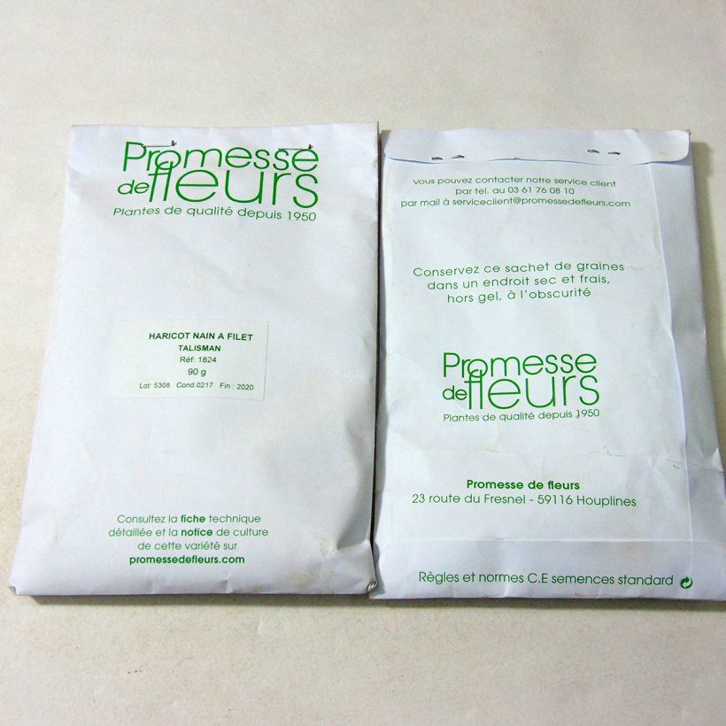 Example of Zwergbohne Talisman die Tüte mit 225 Samen ungefähr (90g) as you get