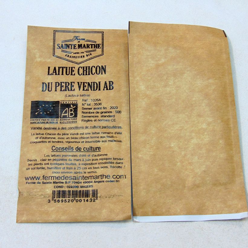 Example of Römersalat Chicon du Père Vendi Bio - Ferme de Sainte Marthe die Tüte mit 500 Samen ungefähr as you get