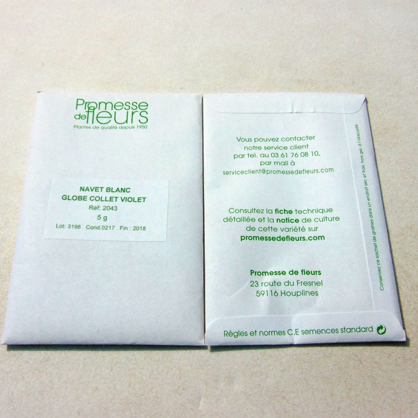 Example of Rübe Blanc Globe Collet Violet die Tüte mit 2000 Samen ungefähr (5g) as you get