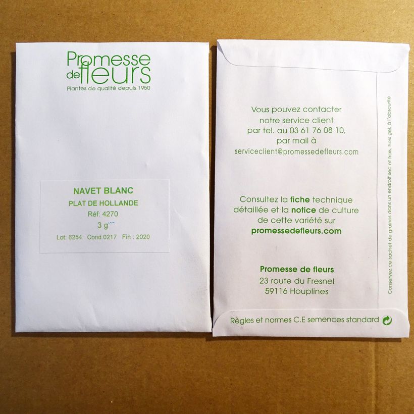 Example of Rübe Blanc plat de Hollande die Tüte mit 1200 Samen ungefähr (3g) as you get