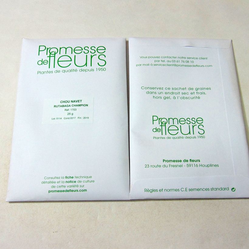 Example of Rübenkohl Champion die Tüte mit 7500 Samen ungefähr (25g) as you get