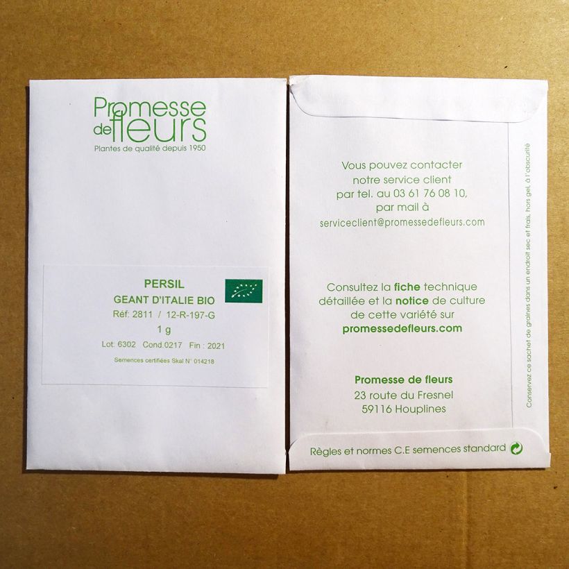 Example of Garten-Petersilie Géant d'Italie Bio (Samen) die Tüte mit 2500 Samen ungefähr (5g) as you get