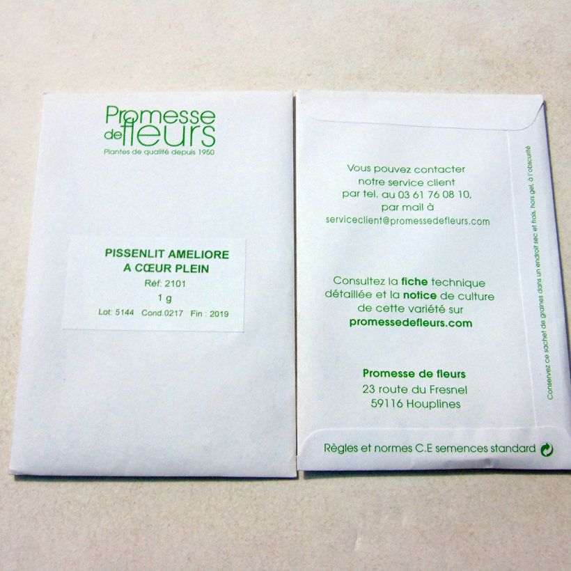 Example of Wiesen-Löwenzähne amélioré à Coeur Plein - Taraxacum officinale die Tüte mit 1200 Samen ungefähr (1g) as you get