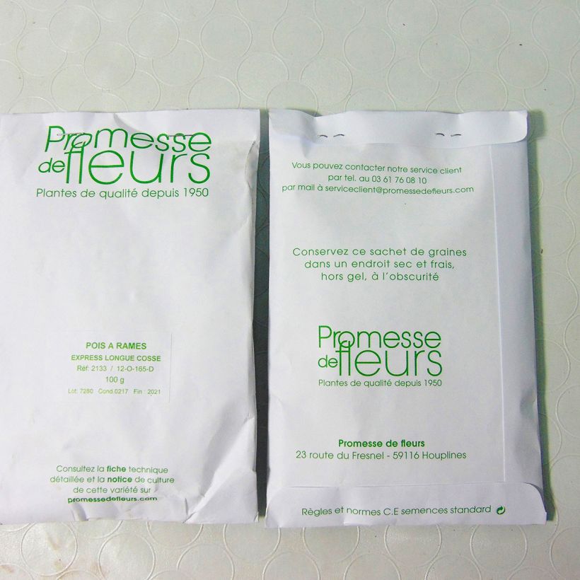 Example of Riesige Erbse Le Généreux die Tüte mit 250-350 Samen ungefähr (100g) as you get