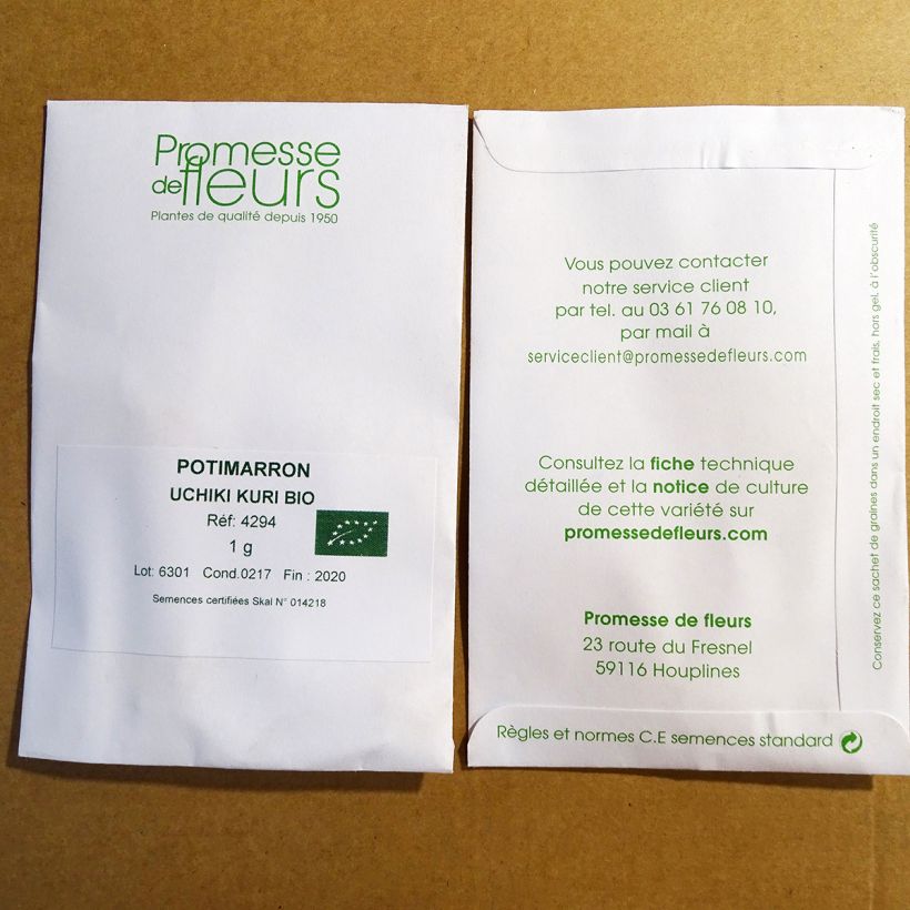 Example of Riesen-Kürbis Uchiki-Kuri Bio die Tüte mit 10 ? 15 Samen ungefähr (2g) as you get