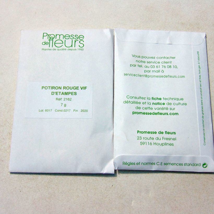 Example of Riesen-Kürbis Rouge Vif d'Etampes die Tüte mit 20 Samen ungefähr (7g) as you get