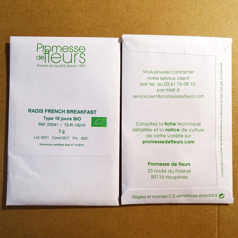 Example of Rettich Breakfast Bio die Tüte mit 500 Samen ungefähr (5g) as you get