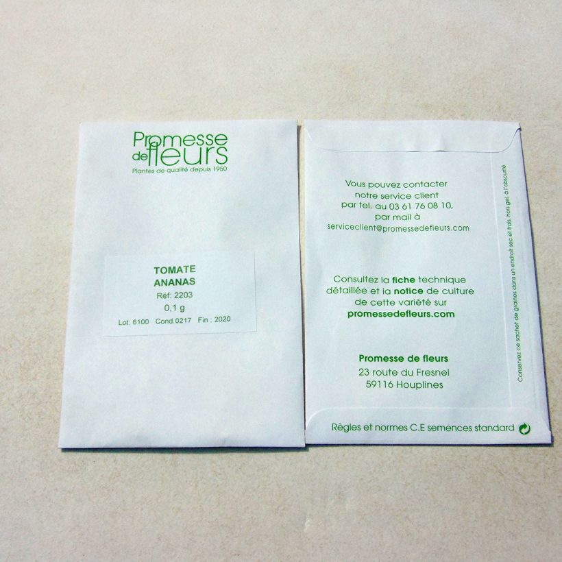 Example of Fleischtomate Ananas die Tüte mit 30 Samen ungefähr (0,1g) as you get