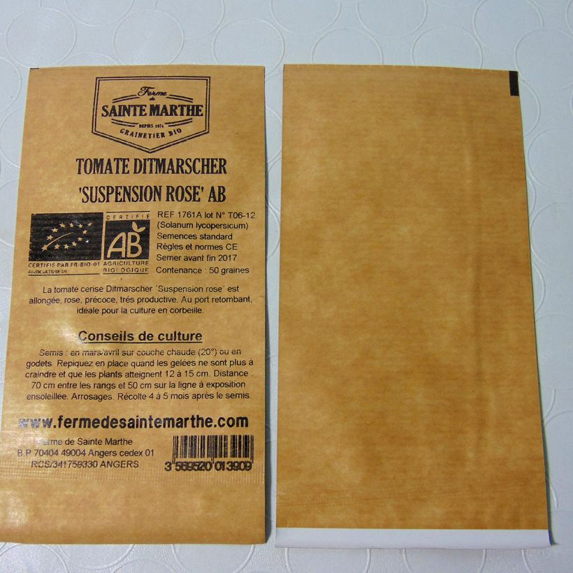 Example of Tomate Ditmarscher Suspension Rose Bio die Tüte mit 50 Samen ungefähr as you get