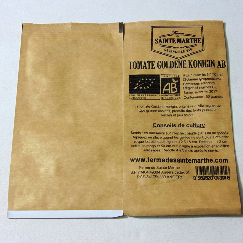 Example of Tomate Goldene Königin Bio die Tüte mit 50 Samen ungefähr as you get