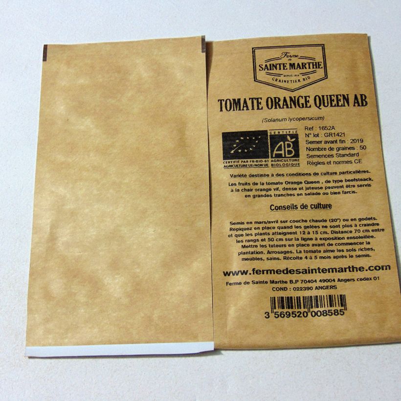 Example of Tomate Orange Queen Bio die Tüte mit 50 Samen ungefähr as you get