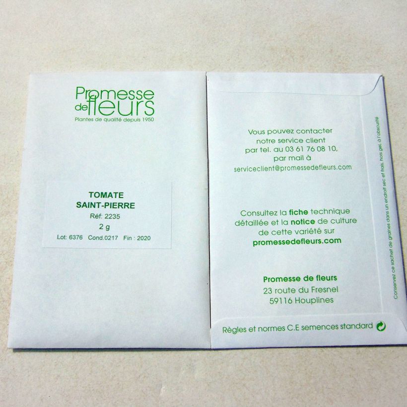 Example of Tomate Saint Pierre die Tüte mit 700 Samen ungefähr (2g) as you get
