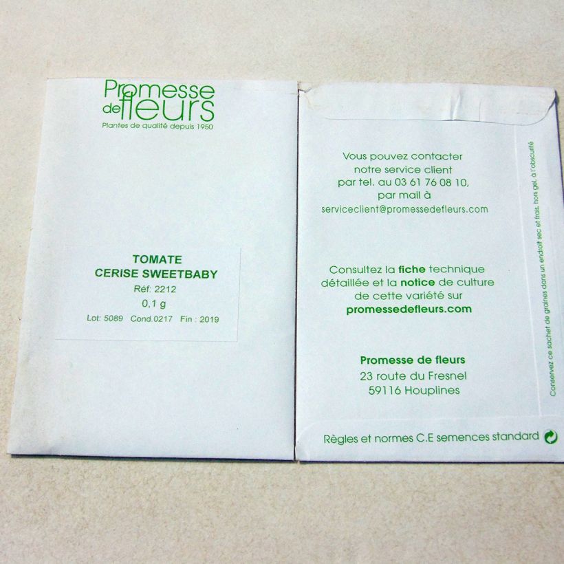 Example of Kirschtomate Sweetbaby die Tüte mit 30 Samen ungefähr (0,1g) as you get