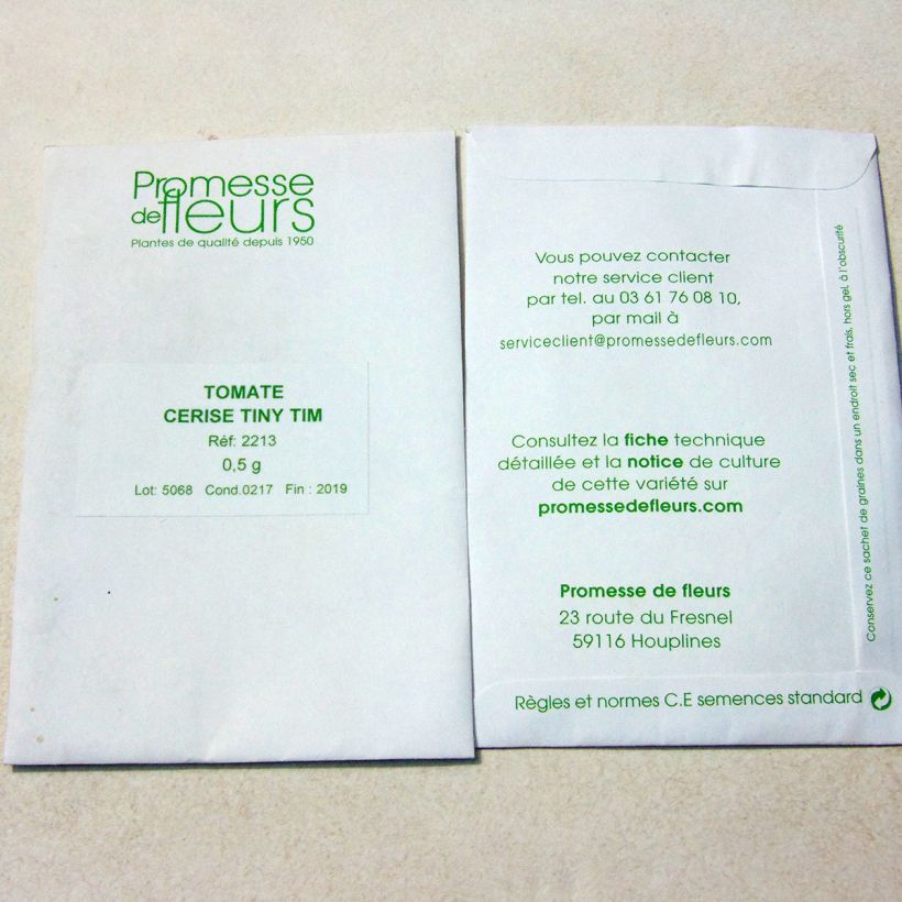 Example of Kirschtomate Tiny Tim die Tüte mit 250 Samen ungefähr (0,5g) as you get
