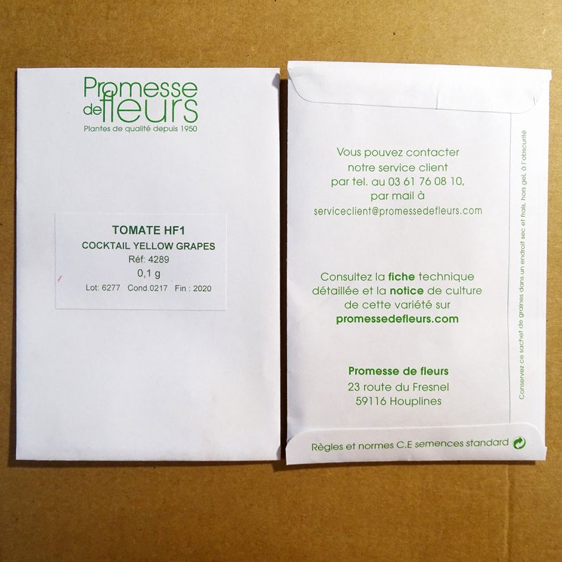 Example of Kirschtomate Yellow Grapes F1 die Tüte mit 50 Samen ungefähr (0,1g) as you get