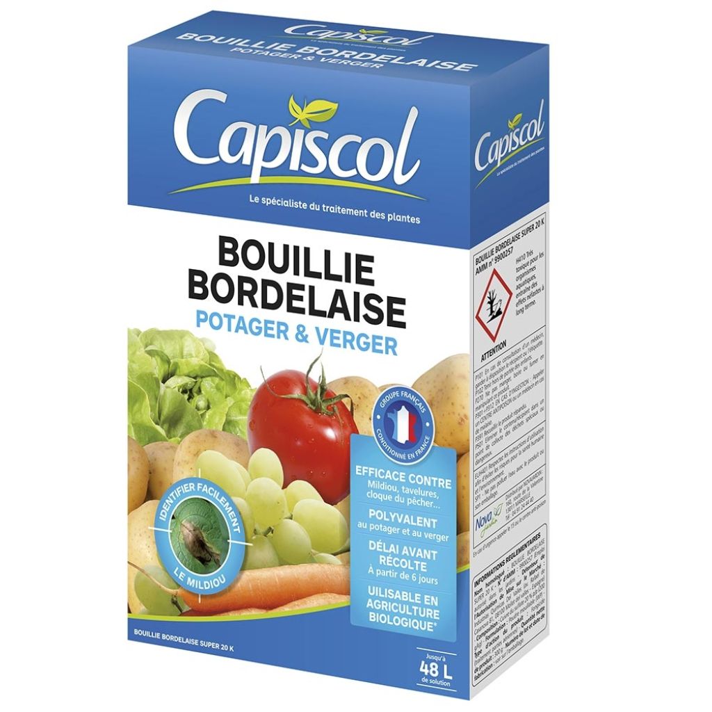 Bouillie bordelaise CAPISCOL"

"Bordeauxbrühe CAPISCOL