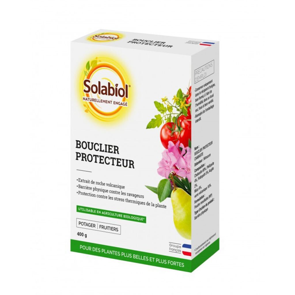 Chabasite Solabiol - Schutzschild"

Glossaire :
- Sol : Boden

Traduction :

"Chabasite Solabiol - Schutzschild"

Nous sommes fiers de vous présenter Chabasite Solabiol, un produit innovant conçu pour protéger votre sol et vos plantes. Ce bouclier protect