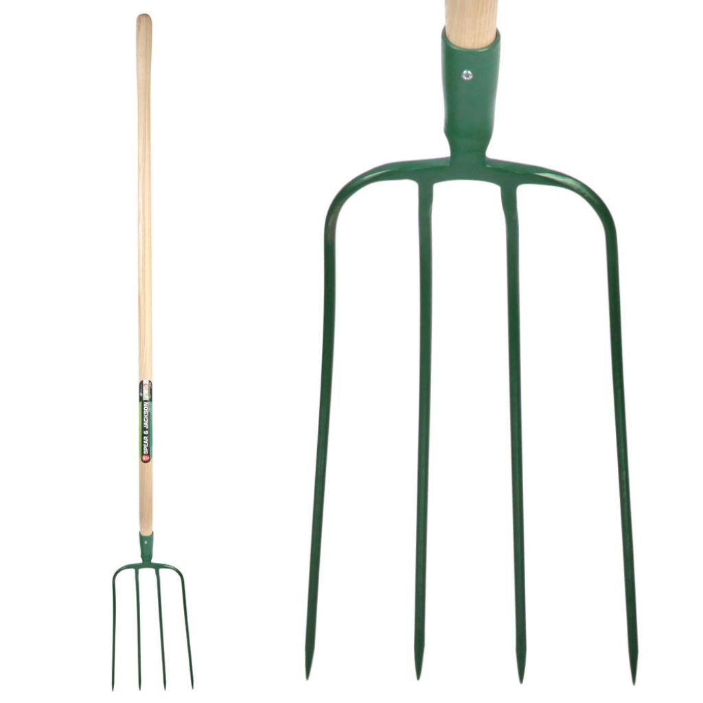 Mistgabel mit 4 Zinken und Steckdose von Spear & Jackson