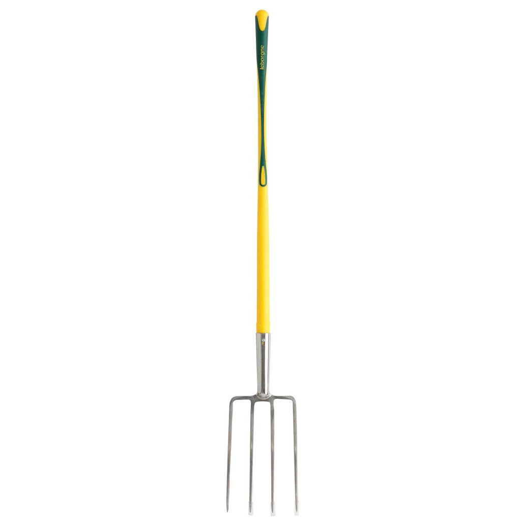 Spitzgabel mit 4 Zinken, Edelstahl, Novagrip Griff, Leborgne