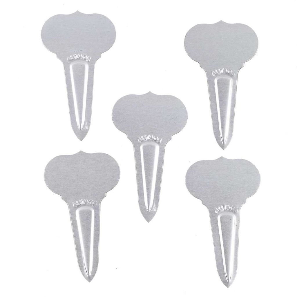 Pflanzenschild Ogée aus Aluminium 10 x 6 x 3,5 cm - 5 Stück verkauft