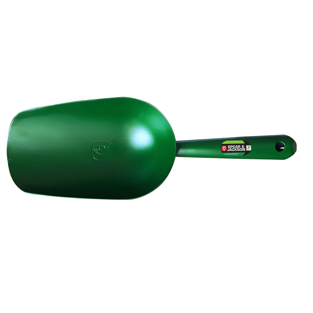 Die vollständig aus Stahl gefertigte Blumenerdeschaufel von Spear & Jackson