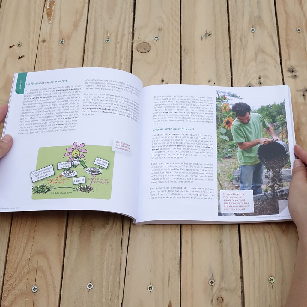 Je sème des engrais verts