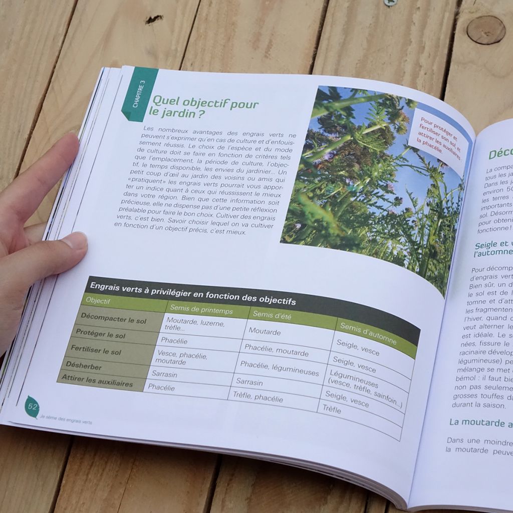 Je sème des engrais verts