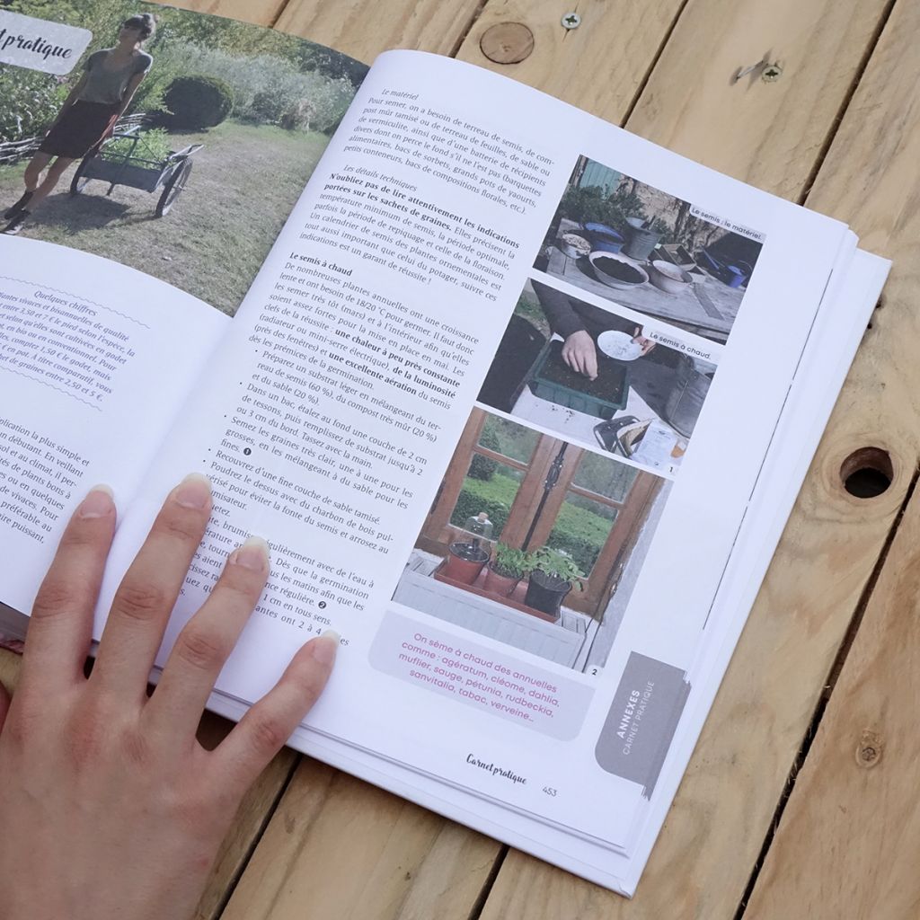 Le Guide Terre vivante des fleurs au jardin bio